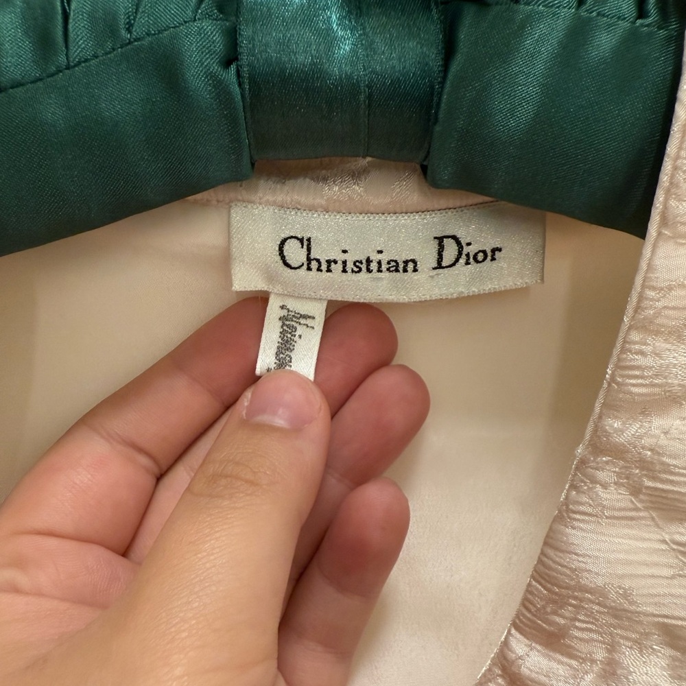 Vintage Christian Dior Pink Quilted Robe - Picture 6 of 16